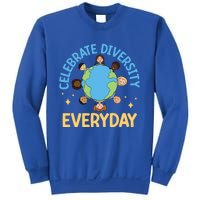 Celebrate Diversity Everyday Teachers Student International Gift Sweatshirt