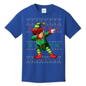 Christmas Dabbing Elf Squad Xmas Dab Gift Kids T-Shirt