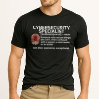 Cybersecurity Definition Engineering Gift Performance Shirt