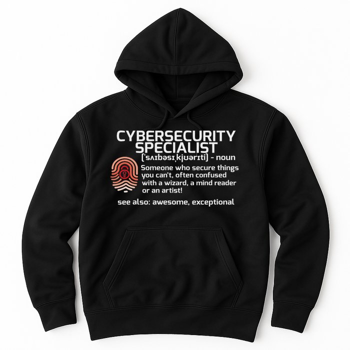 Cybersecurity Definition Engineering Gift Hoodie