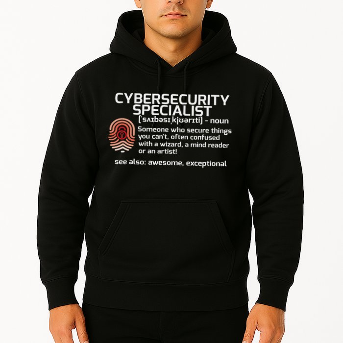 Cybersecurity Definition Engineering Gift Hoodie