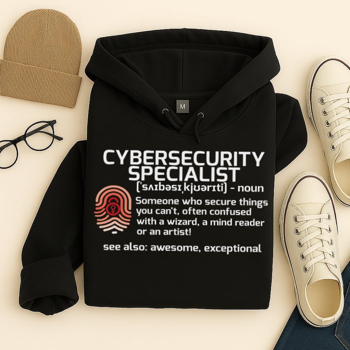 Cybersecurity Definition Engineering Gift Hoodie