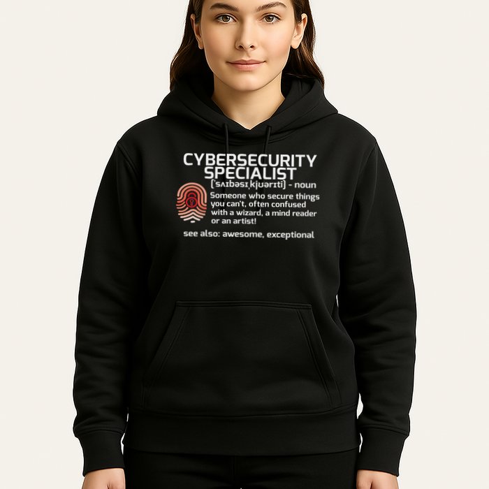 Cybersecurity Definition Engineering Gift Hoodie