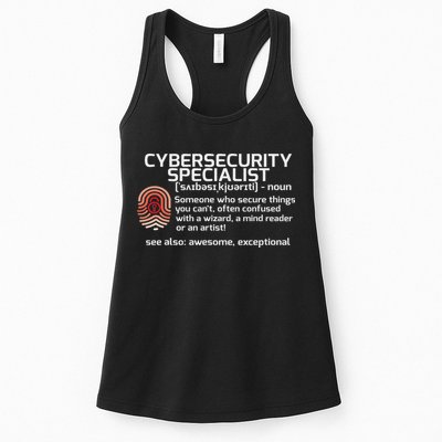 Cybersecurity Definition Engineering Gift Womens Tank Top