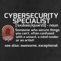 Cybersecurity Definition Engineering Gift Golf Towel
