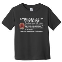 Cybersecurity Definition Engineering Gift Toddler T-Shirt