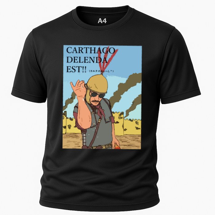 Carthago Delenda Est Funny Meme Cooling Performance Crew T-Shirt