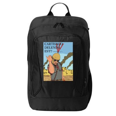 Carthago Delenda Est Funny Meme City Backpack