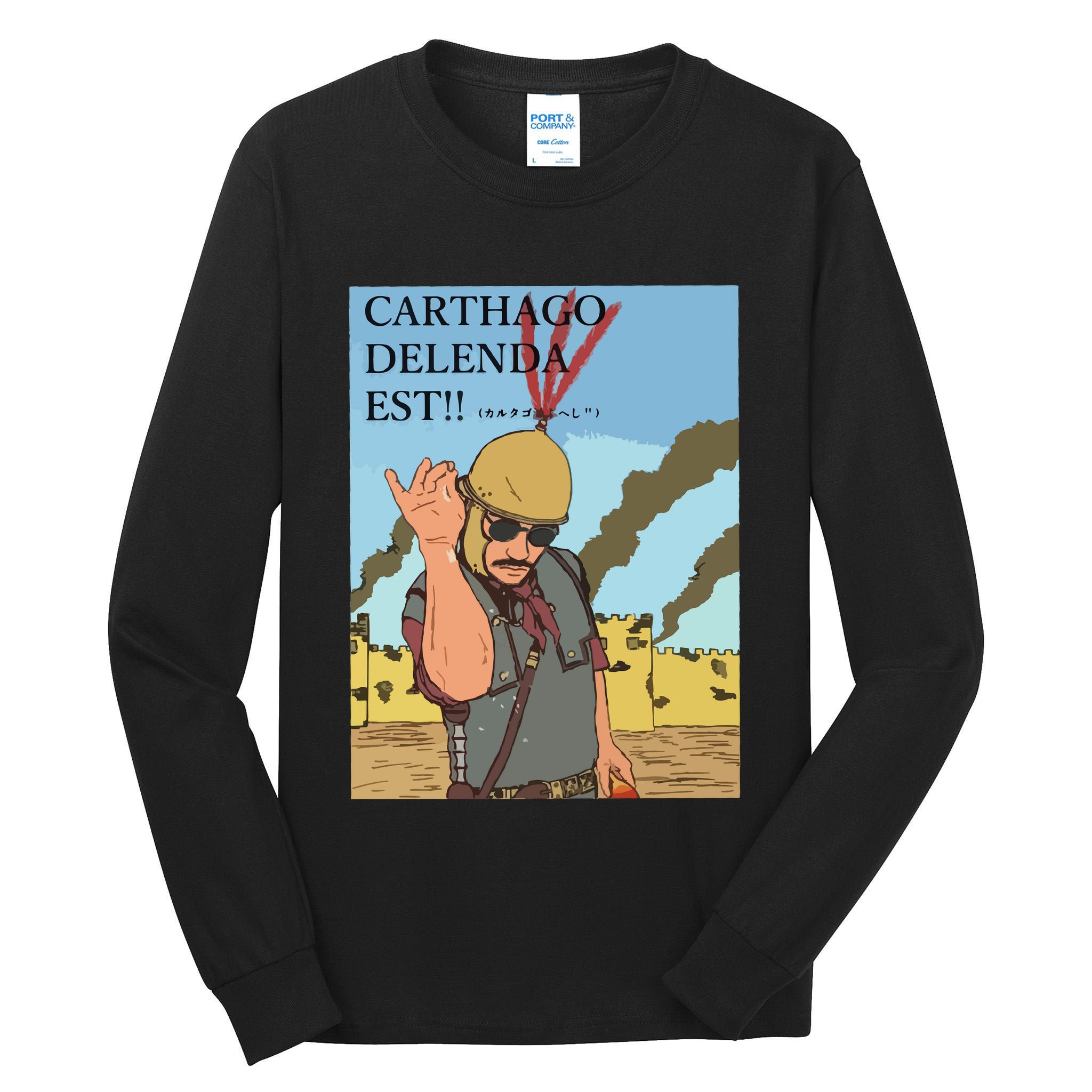 Carthago Delenda Est Funny Meme Tall Long Sleeve T-Shirt