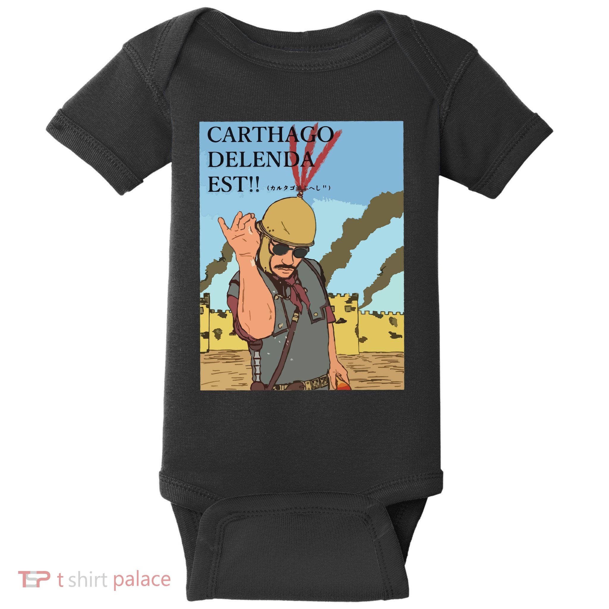 Carthago Delenda Est Funny Meme Baby Bodysuit