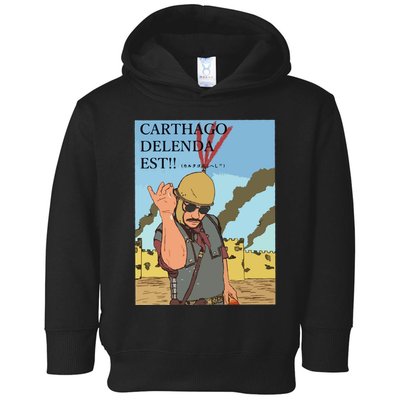 Carthago Delenda Est Funny Meme Toddler Hoodie