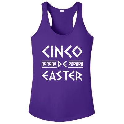 Cinco De Easter Funny Cinco De Mayo Orthodox Greek Easter Ladies PosiCharge Competitor Racerback Tank