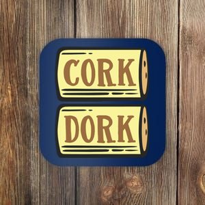 Cork Dork Funny Wine Coaster