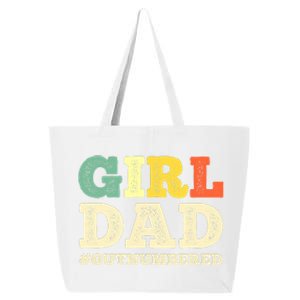 Cool  Dad For Father Super Proud Dad Outnumbered Dad 25L Jumbo Tote