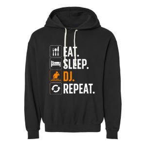 Cool Dj For Women Disc Jockey Radio Djs Jazz Music Lover Garment-Dyed Fleece Hoodie