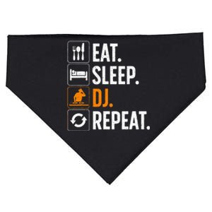 Cool Dj For Women Disc Jockey Radio Djs Jazz Music Lover USA-Made Doggie Bandana