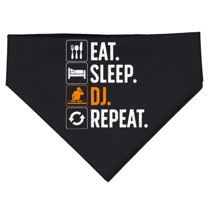 Cool Dj For Women Disc Jockey Radio Djs Jazz Music Lover USA-Made Doggie Bandana