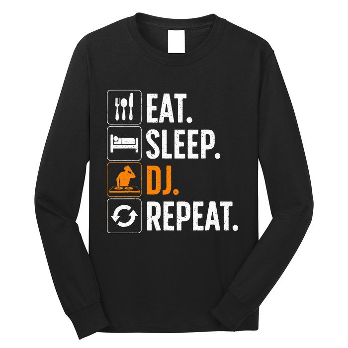 Cool Dj For Women Disc Jockey Radio Djs Jazz Music Lover Long Sleeve Shirt