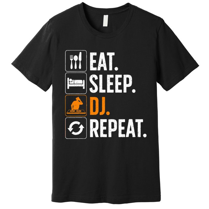 Cool Dj For Women Disc Jockey Radio Djs Jazz Music Lover Premium T-Shirt