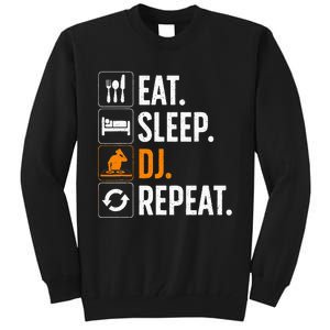 Cool Dj For Women Disc Jockey Radio Djs Jazz Music Lover Tall Sweatshirt