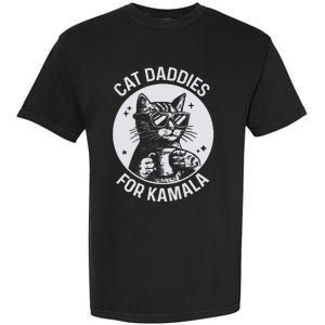 Cat Daddies For Kamala Harris Cat Dad Vote Election Garment-Dyed Heavyweight T-Shirt