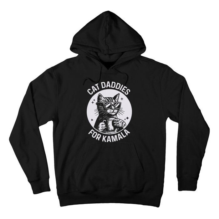 Cat Daddies For Kamala Harris Cat Dad Vote Election Hoodie