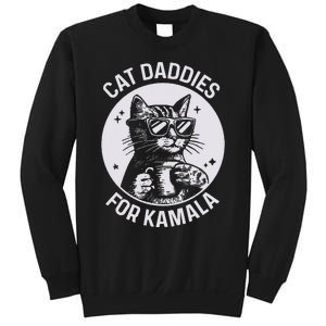 Cat Daddies For Kamala Harris Cat Dad Vote Election Sweatshirt