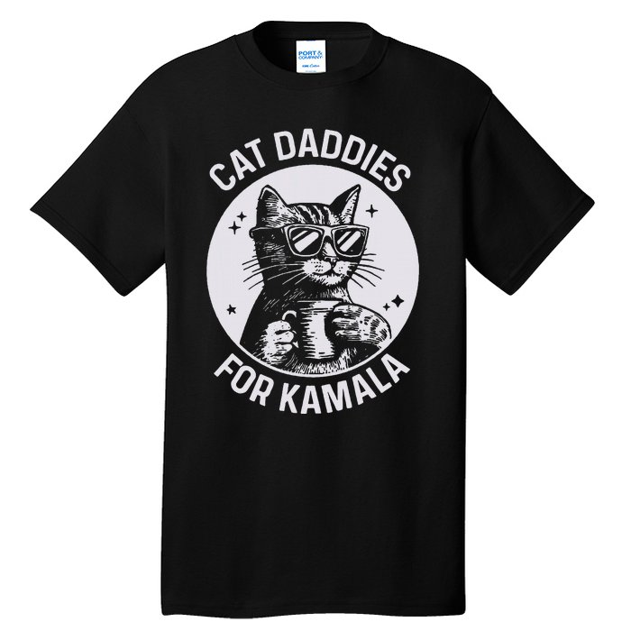 Cat Daddies For Kamala Harris Cat Dad Vote Election Tall T-Shirt