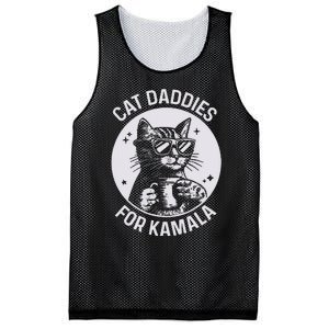 Cat Daddies For Kamala Harris Cat Dad Vote Election Mesh Reversible Basketball Jersey Tank