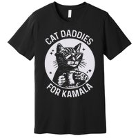 Cat Daddies For Kamala Harris Cat Dad Vote Election Premium T-Shirt