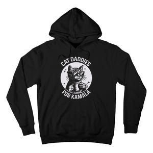 Cat Daddies For Kamala Harris Cat Dad Vote Election Tall Hoodie