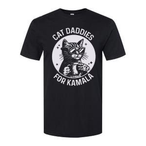 Cat Daddies For Kamala Harris Cat Dad Vote Election Softstyle CVC T-Shirt