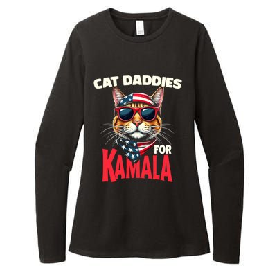 Cat Daddies For Kamala Harris 2024 Gift Womens CVC Long Sleeve Shirt