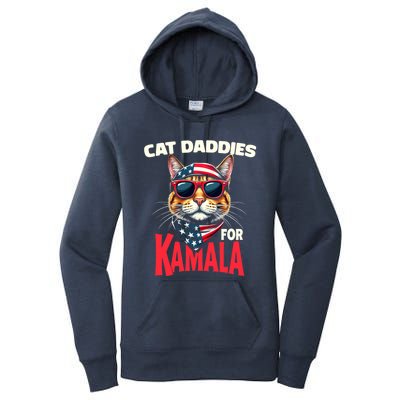 Cat Daddies For Kamala Harris 2024 Gift Women's Pullover Hoodie