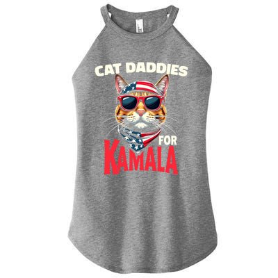 Cat Daddies For Kamala Harris 2024 Gift Women's Perfect Tri Rocker Tank