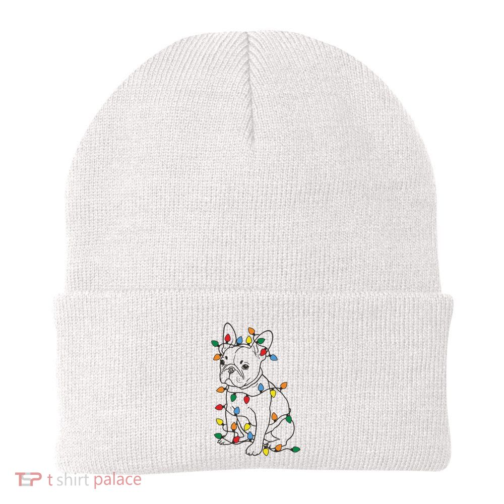 Christmas Dog French Bulldog Beanie