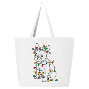 Christmas Dog French Bulldog 25L Jumbo Tote