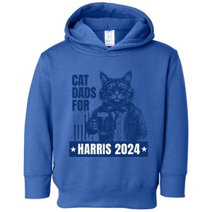 Cat Dads For Kamala Harris Cat Daddy Walz Waltz Vote Voting Gift Toddler Hoodie