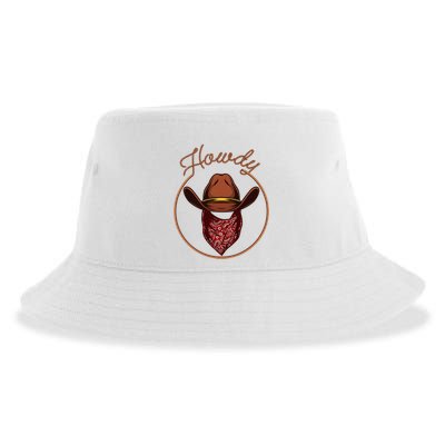 Cowboy Design For Rodeo Bull Rider Cowboy Sustainable Bucket Hat