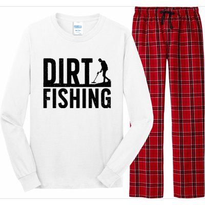 Cool Dirt Fishing Metal Detecting For Detector Treasure Hunting Long Sleeve Pajama Set