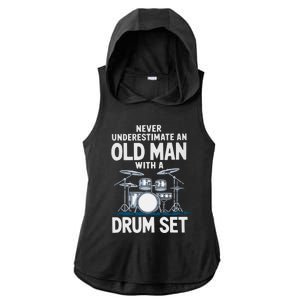 Cool Drummer For Drumming Drum Set Drummer Ladies PosiCharge Tri-Blend Wicking Draft Hoodie Tank