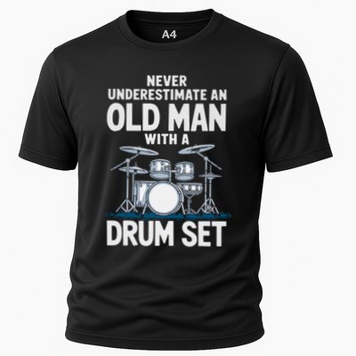Cool Drummer For Drumming Drum Set Drummer Cooling Performance Crew T-Shirt