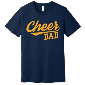 Cheer Dad Father Cheerleading Cheering Fathers Day Premium T-Shirt