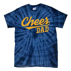 Cheer Dad Father Cheerleading Cheering Fathers Day Tie-Dye T-Shirt