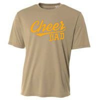 Cheer Dad Father Cheerleading Cheering Fathers Day Cooling Performance Crew T-Shirt