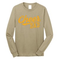 Cheer Dad Father Cheerleading Cheering Fathers Day Long Sleeve Shirt