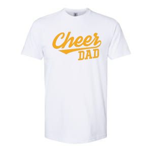 Cheer Dad Father Cheerleading Cheering Fathers Day Softstyle CVC T-Shirt