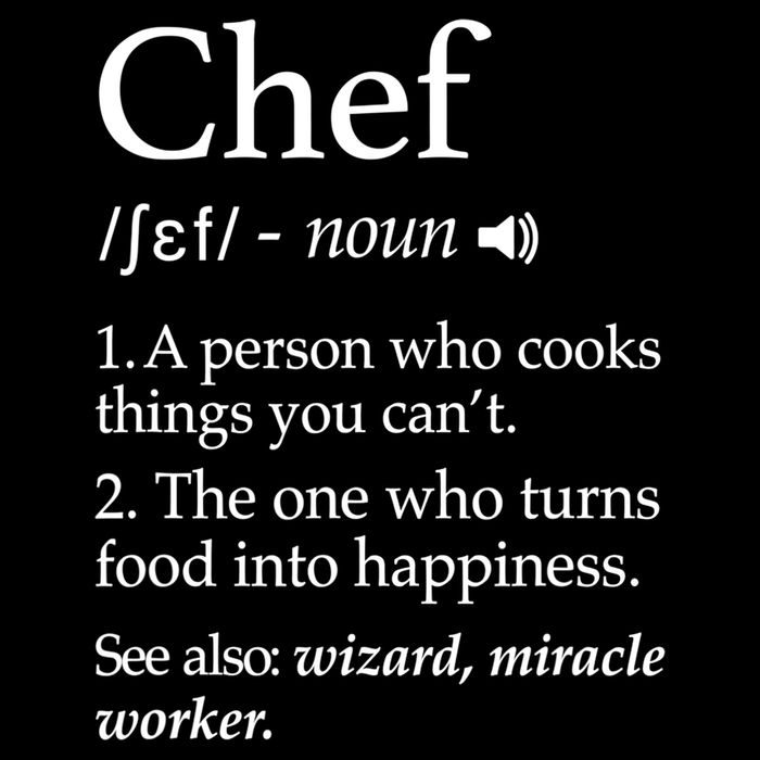 Chef Definition Funny Line Saying Cook Cooking Gifts Chefs TShirt Flexfit Unipanel Trucker Cap