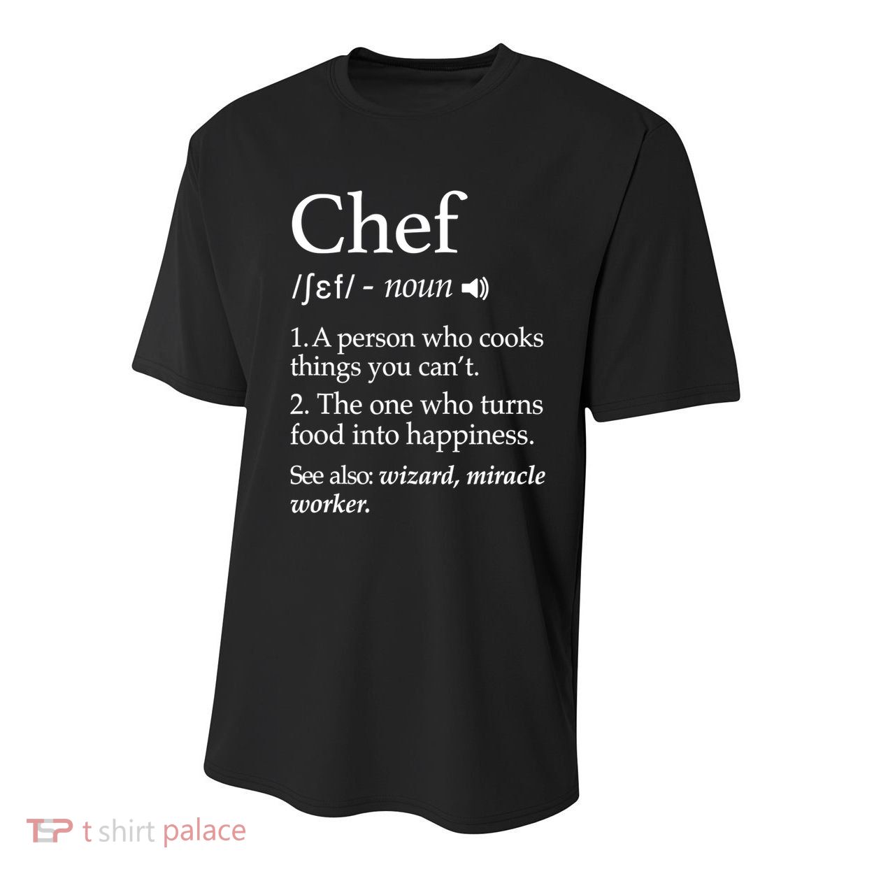 Chef Definition Funny Line Saying Cook Cooking Gifts Chefs TShirt Youth Performance Sprint T-Shirt