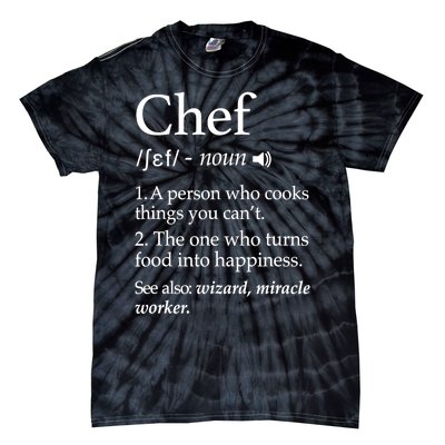 Chef Definition Funny Line Saying Cook Cooking Gifts Chefs TShirt Tie-Dye T-Shirt